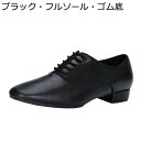 社交ダンスシューズ ダンスシューズ ヒール2.5cm メンズ PUレザー 大きいサイズ レースアップ スタンダード フルソール モダン 通気性 踊りやすい 柔軟 むれない コンサート用シューズ 体操 披露宴 ブラック(4)