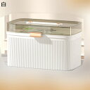 薬箱 薬ボックス 救急箱 応急ボックス ケース 薬入れ 北欧風 2層 おしゃれ クリア蓋 薬 くすりいれ 小物収納 くすり整理 小型薬 携? 防災 収納用品ボックス 小物入れ 多機能 密閉 防湿 高齢者 子供(4)