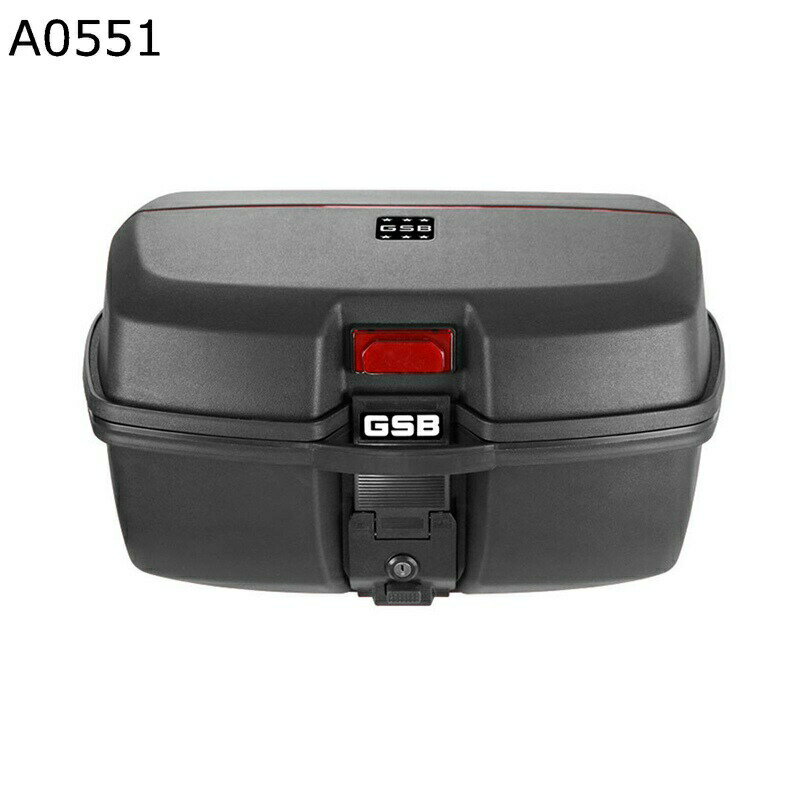 リアボックス トップケース バイク用 汎用タイプ 耐衝撃 頑丈 防水防塵 着脱可能式 取り付け部品付き キーロック フルフェイス対応 防犯対策 ツーリング/キャンプ/通勤/デリバリー等