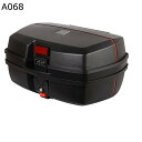 リアボックス モノロックケース バイク 汎用 耐衝撃 頑丈 防水防塵 着脱も簡単 取り付け部品付き キーロック可能 ヘルメット収納 防犯対策用 ツーリング/キャンプ/通勤/デリバリー等