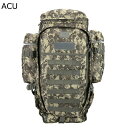 タクティカル 登山 70L ミリタリーリュック リュック バックパック 容量拡大 MOLLEシステム マルチポケット コンバット デイパック ハイキングバッグ 男女通用 防撥水 人体工学 アウトドア 防災 ソロキャンプ