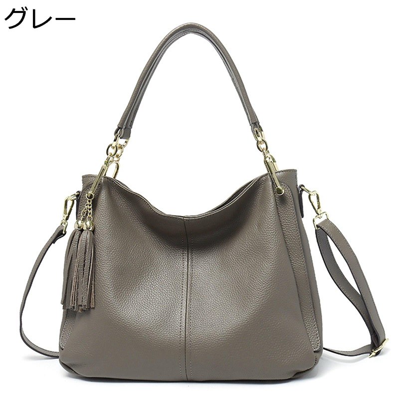 レディース レザー 3way トートバッグ 背中ポケット タッセル付き ショルダーバッグ 仕切り 本革 斜めがけ 手提げ袋 大きめ a4サイズ 便利 丈夫 春 夏 秋 冬 エレガンス キレイめ 女性 プレゼント