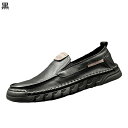 ローファーシューズ ドライビングシューズ メンズ モカシン レザー 本革 スリップオン 春 夏 秋 冬 ローヒール おしゃれ 通気 履きやすい 快適 滑りにくい 耐摩耗 走れる 衝撃緩和 紳士用