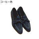 ローファー メンズ リボン スエード 本革 蝶結び 大きいサイズ スリップオン ドライビングシューズ モカシン フラッツシューズ カジュアル ローヒール 柔らかい 走れる 春夏秋冬 クッション