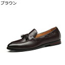ドライビングシューズ モカシン ローファー メンズ 大きいサイズ タッセル付き フラッツシューズ スリップオン 仕事場 カジュアル ローヒール 柔らかい 走れる 軽量 春 夏 秋 冬 普段用