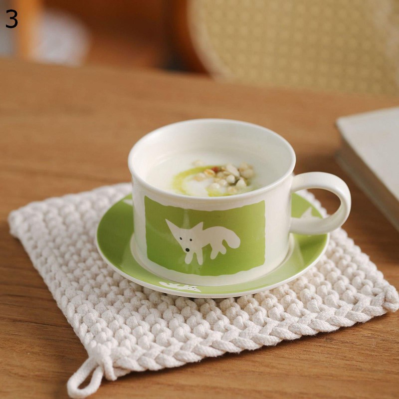 チューリップ 花柄 カップ ソーサー 300cc セット 大容量 エスプレッソカップ セラミック カフェーカップ コップ 珈琲カップ&ソーサー Tea Set 洋食器 牛乳 カプチーノ ヴィンテージ 田園風 かわいい 午後ティー