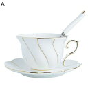 コーヒーカップ Tea Set バラ柄 花柄 紅茶カップ 1客 金箔押し コーヒーカップセット ティー コーヒー 兼用 陶器 ブリティッシュカップ 優雅さ 宮廷...