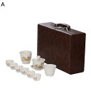 携帯急須 湯呑み 6客セット コイ柄 ティーポット 茶器セット ガイワン 茶器揃な 陶磁器 キャリングケース付き 中国茶セット 携帯用茶具 旅行 和風 耐熱 軽...