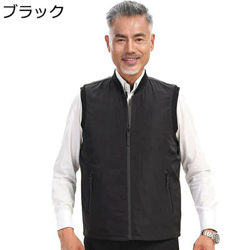 楽天kcreate秋冬 ウールベスト メンズ ムートンベスト チョッキ ジレ 厚手 防寒ベスト 取外せるライナー 防風 保温 ノースリーブ アウター 大きいサイズ カジュアル ビジネス パパ服 アウトドア 釣り ウオーキング