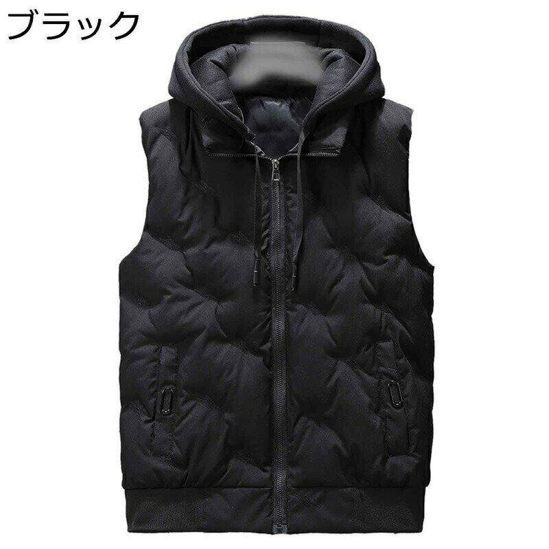 ダウンコットンベスト メンズ 中綿�