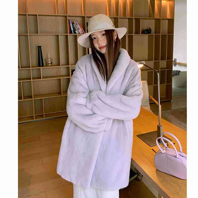 フェイクファーコート レディース 毛皮コート 長袖 ダブルカラー ロング丈 ポタン 厚手 アウター 冬服 秋冬 ロングコート 防寒 防風 防寒ウェア スリム オシャレ 日常 純粋 もこもこ