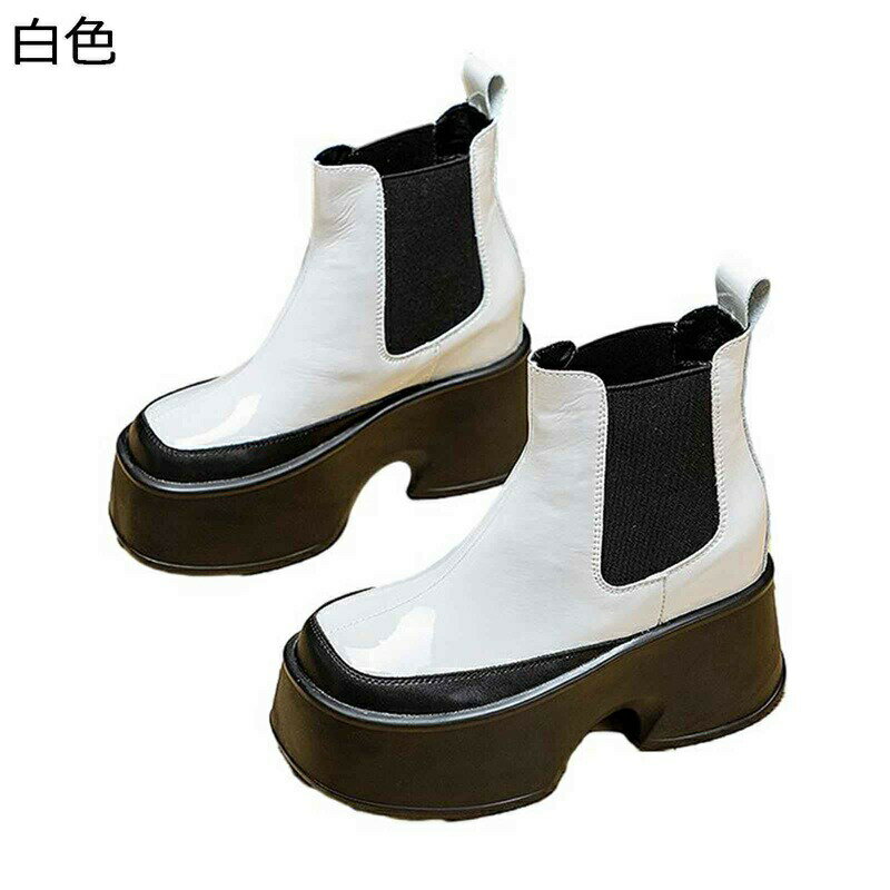 チェルシーブーツ ショートブーツ 厚底 サイドゴア レディース レザー 袴用ブーツ 秋冬 足細 細身 着脱簡単 防水 防滑 疲れない 柔らかい 韓国 クラシック アメカジ 短靴 大きい 就活 フォーマル オフィス