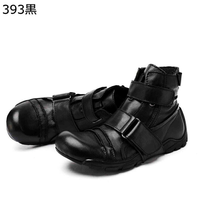 メンズ バイク用ブーツ 本革靴 ライディングブーツ レーシングブーツ 冬春 アメカジ ストラップ 砂漠靴 ミドルカット 暖か 保温 トレッキングブーツ 大きいサイズ 耐磨耗 パンク 撥水 おしゃれ ゲーム