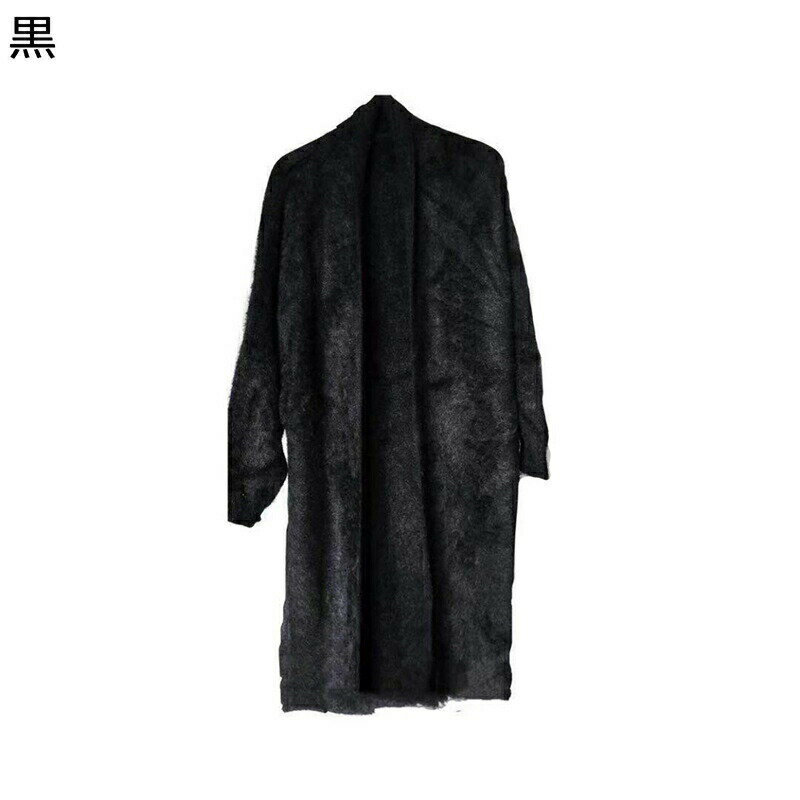 ロングカーディガン 重ね着 レディース もこもこ ニット ふわふわ ?色 原宿風 保温 ショール 長袖 Vネック 簡約 秋 冬 開襟 ゆったり アウター シンプ...