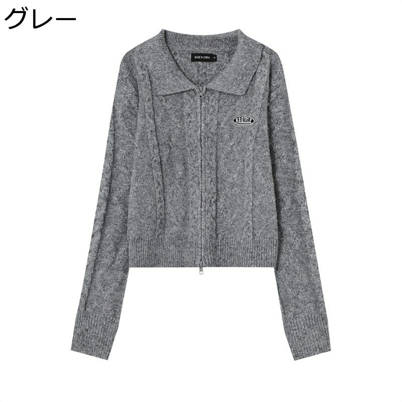 ニットカットソー トップス レディースセーター ショート丈 ふわふわ 暖かい おしゃれ 柔らかい 保温性 ファッション ファスナー オフィス スクール 普段使い お誕生日ギフト 大きいサイズ 秋冬春