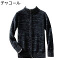 カーディガン ニット メンズ 長袖 秋冬 韓国風 厚手 ウール 防寒 防風性 形態安定 ジップアップ あったか カジュアル ビジネス 通勤 フイット セーター ...