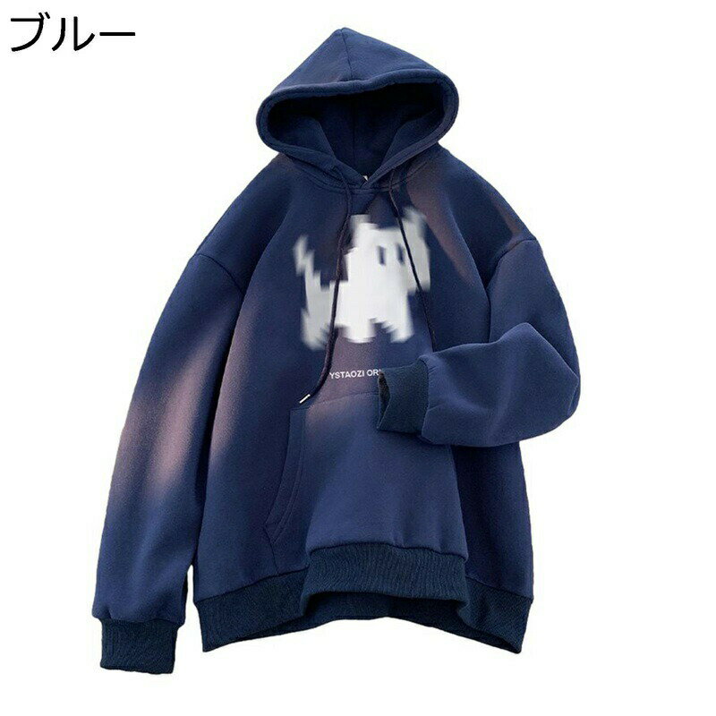 猫柄 プリント メンズ m-5xl パーカー フルオーバー 長袖 男女兼用 レディース ポケット オーバーサイ..