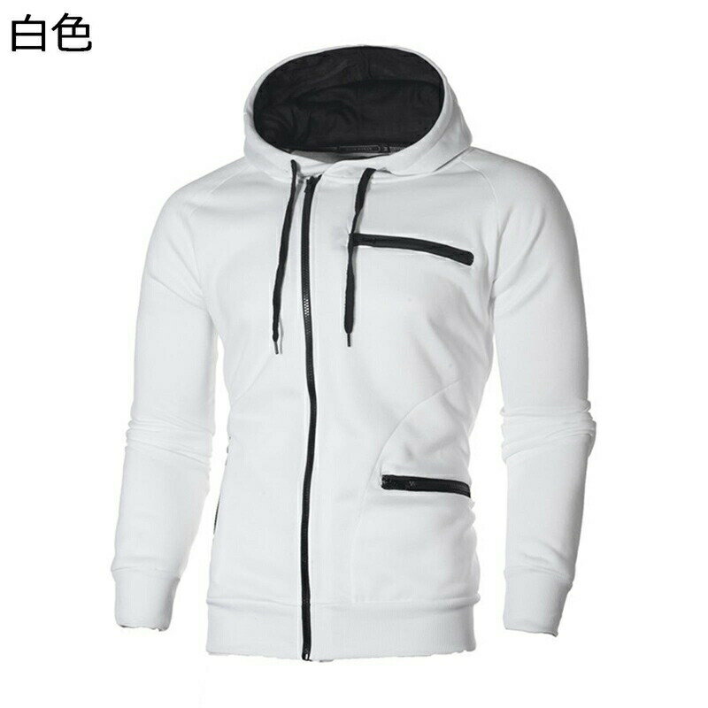 プルオーバー フード付き パーカー ジップアップ スウェットパーカー メンズ 春秋 長袖 オシャレ 無地 ポケット付き コットン シンプル ゆったり 快適 通勤 スポーツ リブ裾 旅行 贈り物 原宿系 上着