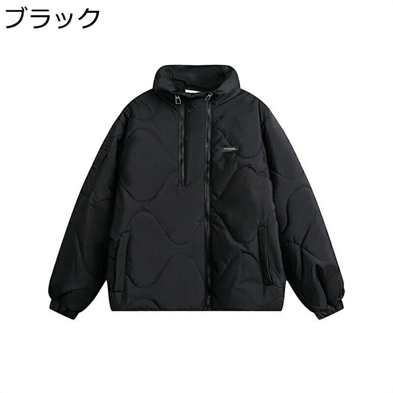 楽天kcreate保温ジャケット メンズ 防風トップス ブルゾン 立ち襟 冬コート ボリュームネック 大きめ ポケット付き あったか ショート丈 カジュアル ギフト 登山 作業 釣り ウオーキング
