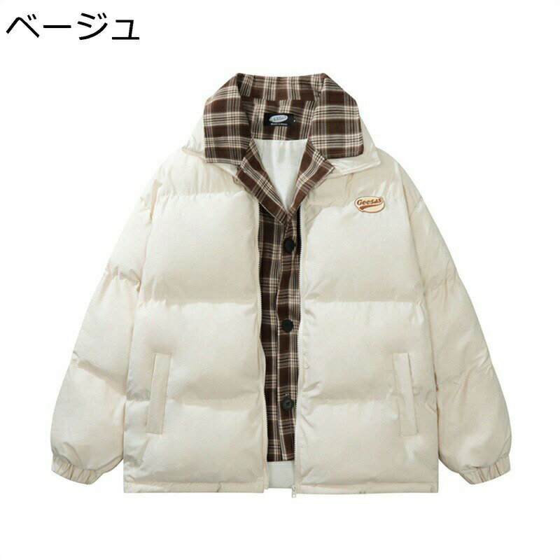 防風トップス 秋冬 防寒コート メンズ 中綿入り 暖かい ボリュームネック 保温ジャケット ブルゾン 大きめ ポケットあり 20代 30代 カ..