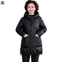 大きいサイズ レディース 中綿ジャケット 中綿コート ショート フード付き アーガイル柄 婦人服 ジップアップ 長袖 綿入れ 綿服 保温 厚い 防水 アウトドア...