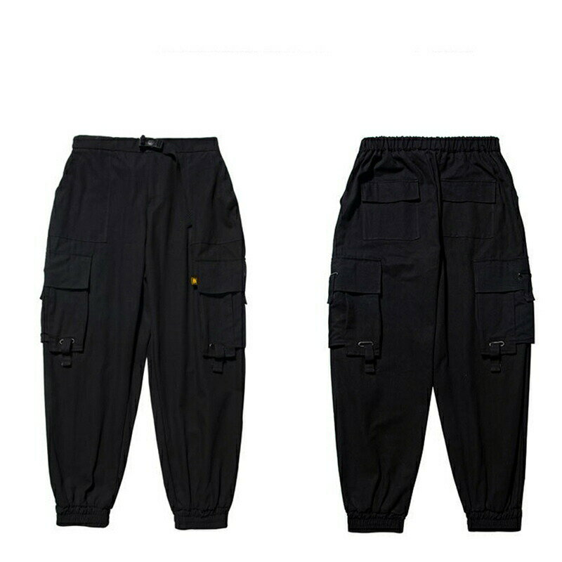 カーゴパンツ メンズ ロングパンツ サルエルパンツ ヒップホップ 機能風 厚手 大きいサイズ ポケット ボトムス リラックス オールシーズン ゆったり カッコイイ 登山 部屋着 アウトドア