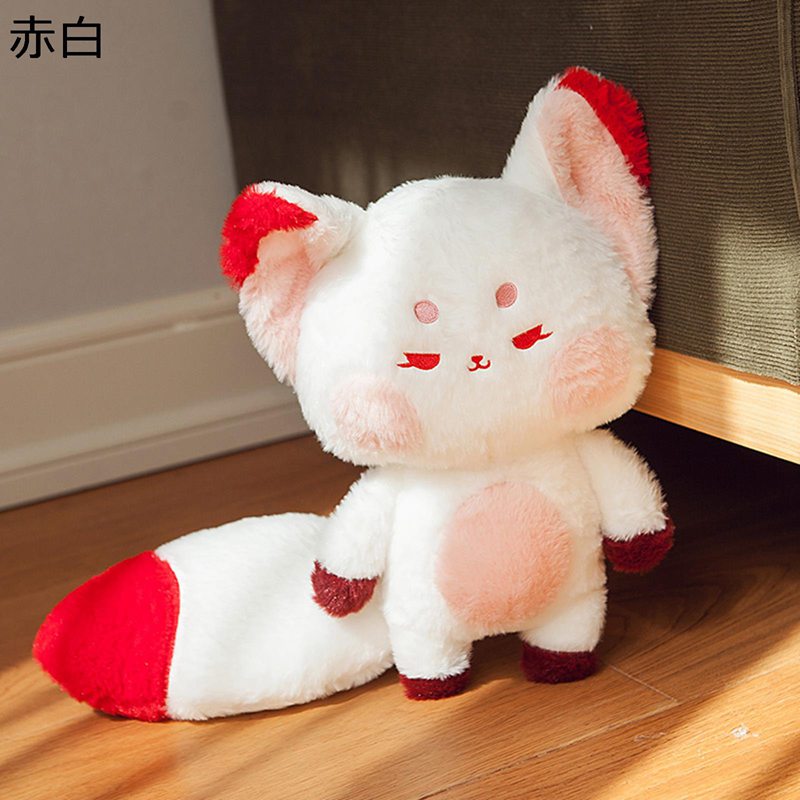 狐仙 縫いぐるみ キツネ ぬいぐるみ 狐 大きい尻尾 抱き枕 添寝 おもちゃ 中華風 カワイイ 萌え萌え もちもち ふわふわ オリジナル 女の子 キッズ お誕生日 クリスマスプレゼント