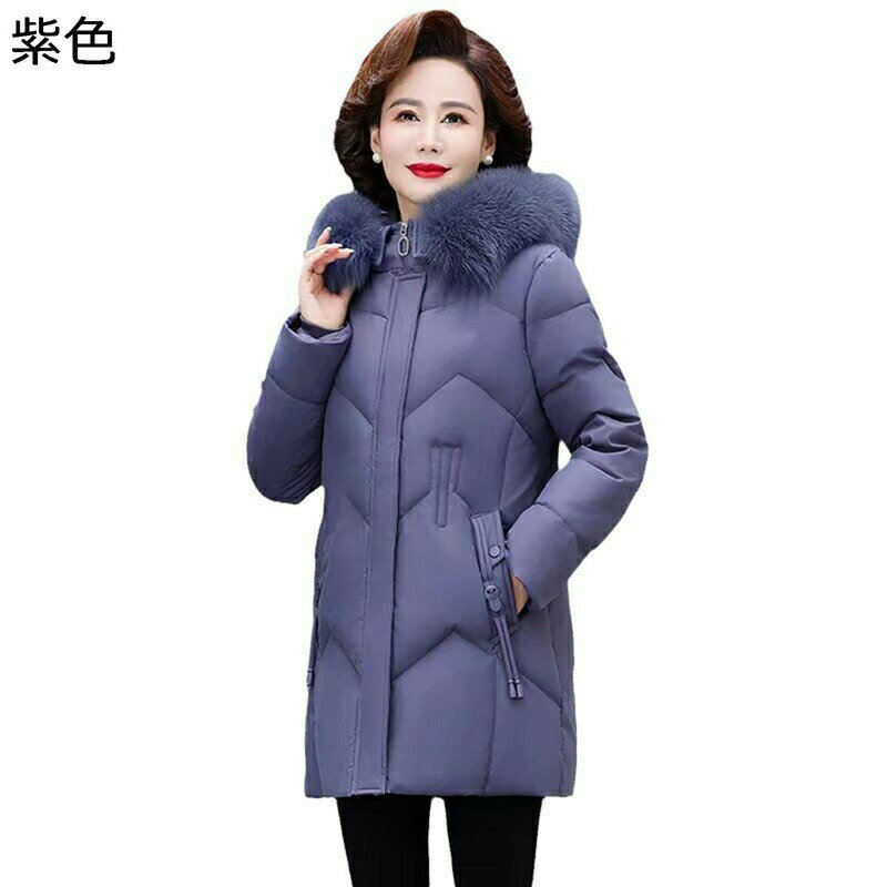 綿入れコート ロングコート レディース 保温 防寒対策 ベンチコート ファーフード付き 婦人服 秋冬 アウター 防寒服 着痩せ 大きいサイズ 中綿ジャケット 高齢者 中高年 カジュアル 女性用 シンプル