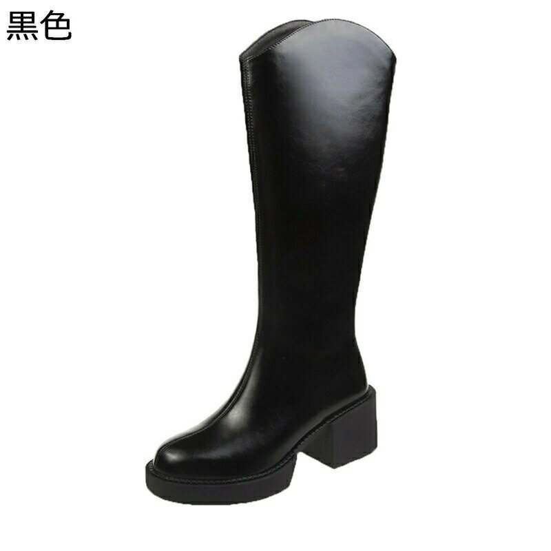 ジョッキーブーツ 乗馬ブーツ 膝下 バックジップ 秋冬春 合皮 厚底 レディース 高筒 ウエスタンブーツ 美脚 脚長 防滑 ゴムソール 歩きやすい クラシック アメカジ カジュアル パーティー 演出