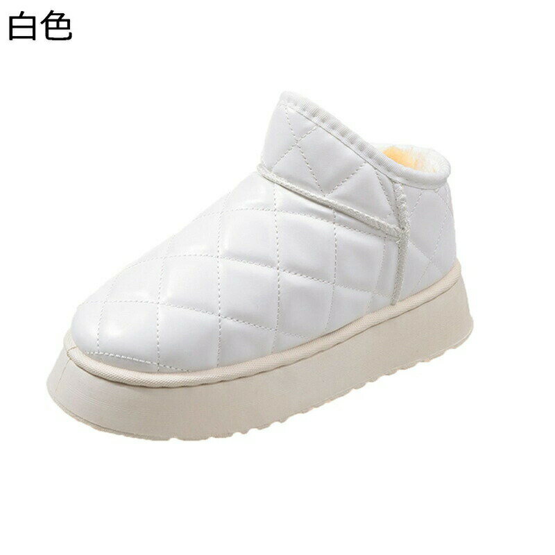 雪用 スノーブーツ ショートブーツ レディース 裏ボア 雪靴 ローカット 短靴 雪対策 キルティング あったかい 美脚 着脱簡単 安定感 歩きやすい 衝撃吸収 防滑 旅行 お出かけ カジュアル アウトドア