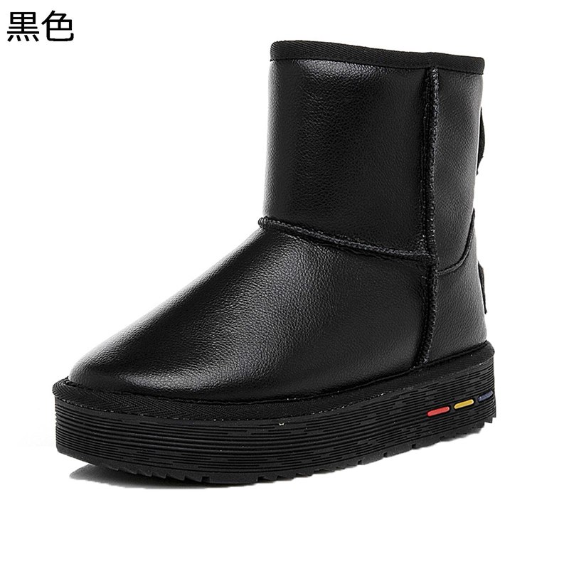 ムートンブーツ 雪用 スノーブーツ ショートブーツ 冬用 厚底 レディース 裏起毛 雪遊び 防寒靴 シンプル 脚長 滑り止め 綿靴 疲れにくい 短靴 ゴム底 歩きやすい 撥水加工 アウトドア スキー 雪道