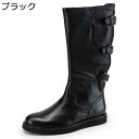 レザー ロングブーツ メンズ ジョッキーブーツ 本革 ?士靴 バックル 乗馬ブーツ アウトドア カジュアル 滑り止め フラットシューズ 快適 サイドジップ 簡単...