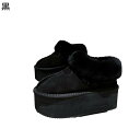 スノーシューズ レディース 本革 レザー ショート スエード フェイクファー付き 厚底靴 ウール 厚底 ムートンブーツ 裏ボア もこもこ 防寒ブーツ 冬 女性 お出かけ 日常 普段用