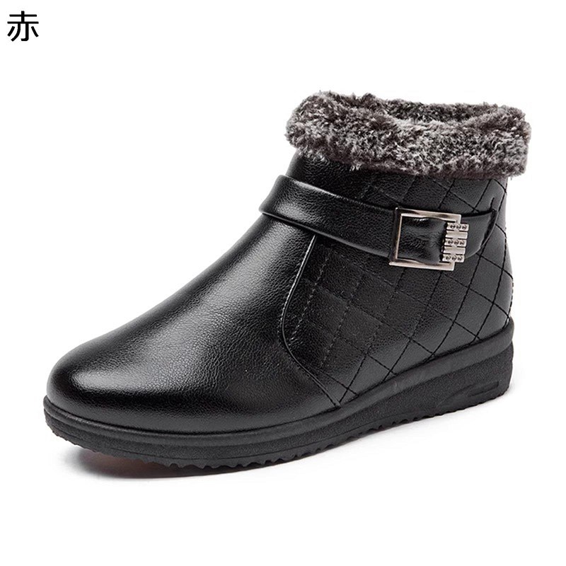 ショートブーツ スノーシューズ レディース メタリック モンクストラップ 金属 サイドジップ ムートンブーツ 暖か 防寒靴 ウィンターブーツ 裏毛 もふもふ 保温 滑りにくい 冬 日常 普段用