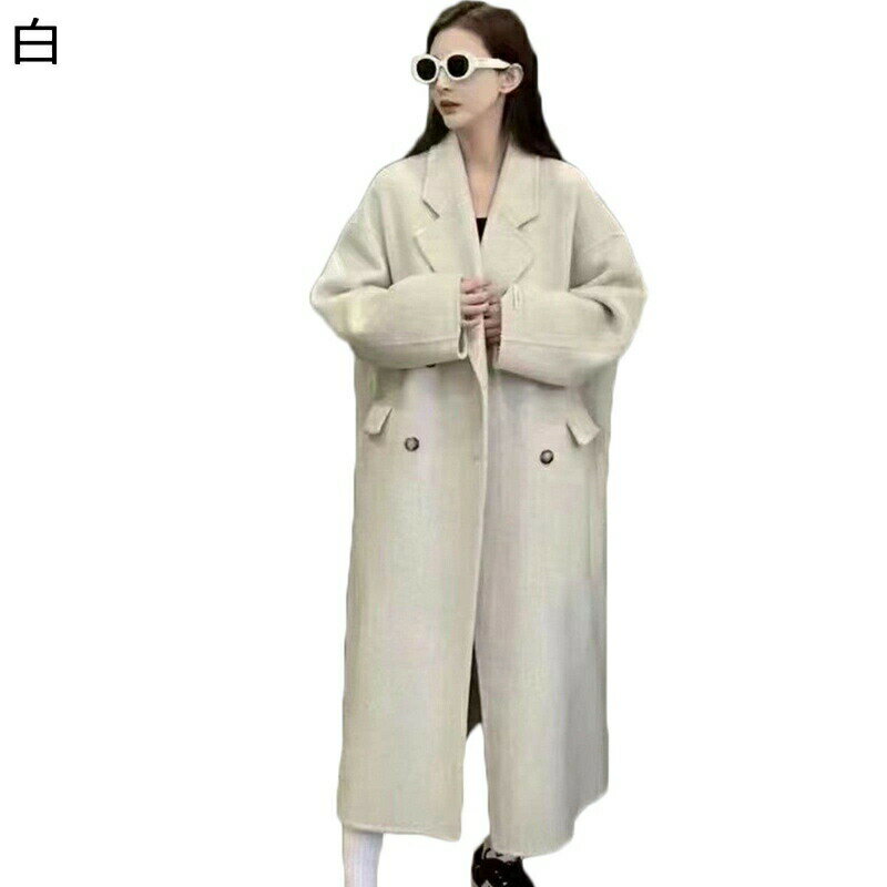 チェスターコート レディース ラシャコート あったか 厚い 防寒 ウール混紡 ロング丈 スーツジャケット マキシ 春秋冬 オーバーコート カジュアル シンプル 大人っぽい 上品 よい手触り