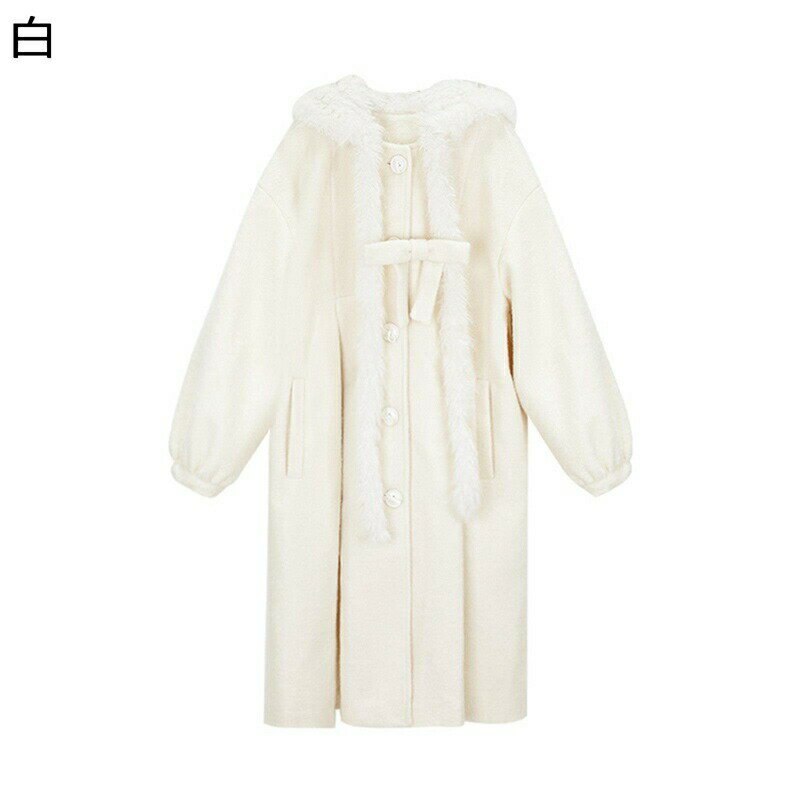 ラシャコート ファーコート レディース トレンチコート ロング丈 秋 冬 保温性 もこもこ エレガント かわいい 女の子 ゆったり フェミ..