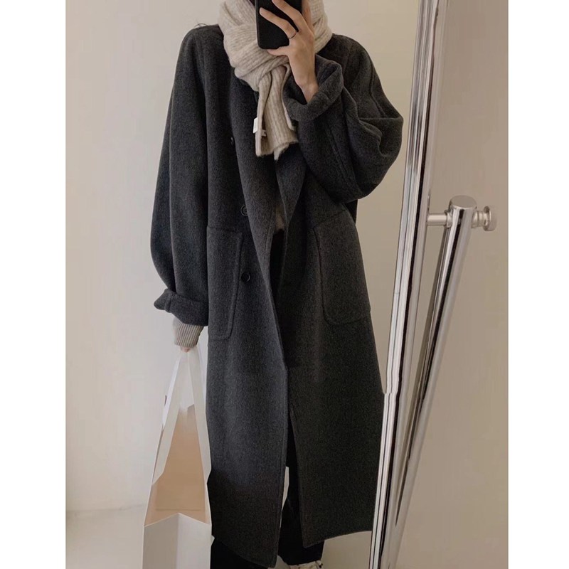 レディース チェスターコート ビジネスコート トレンチコート ラシャジャケット ロング丈 秋冬服 スタイリッシュ 韓国ファッション ゆったり おしゃれ ビジネス 暖かい 厚手 寒さ対策 女性 体型カバー