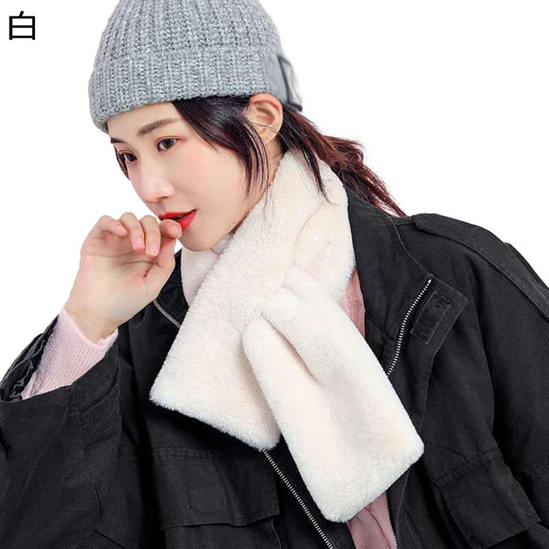 ぽかぽかティペット レディース用 ネックウォーマー ファースヌード マフラー あったかい 防風 厚い 冬..