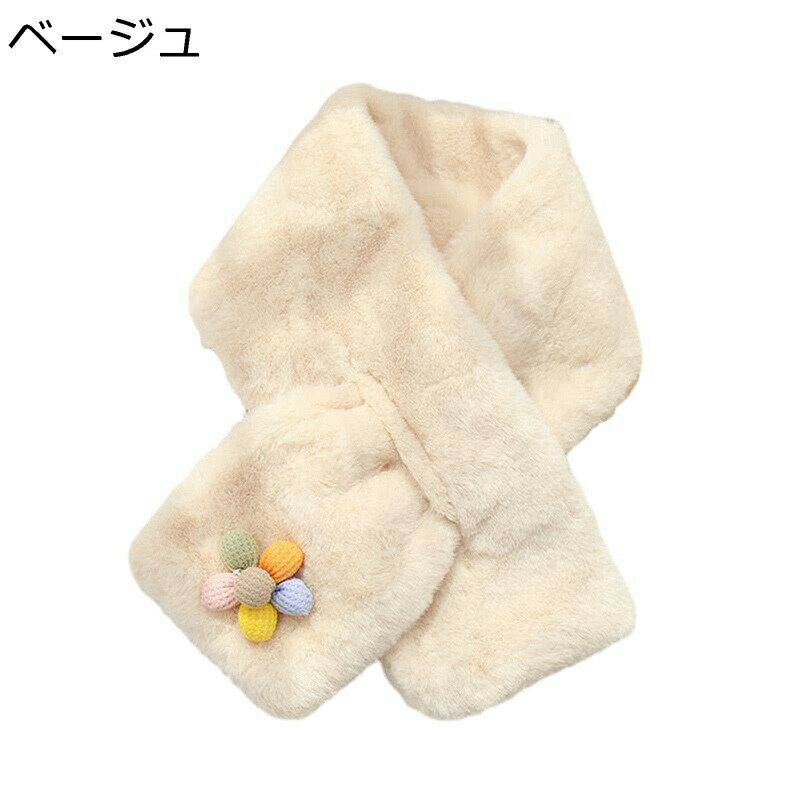 レディース ティペット フェイクファースヌード 冬用マフラー ネックウォーマー 花柄 防寒対策 首巻き 襟巻き 可愛い 女の子 ソフト ボリューム 厚手 クリスマスプレゼ ベーシック ファッション