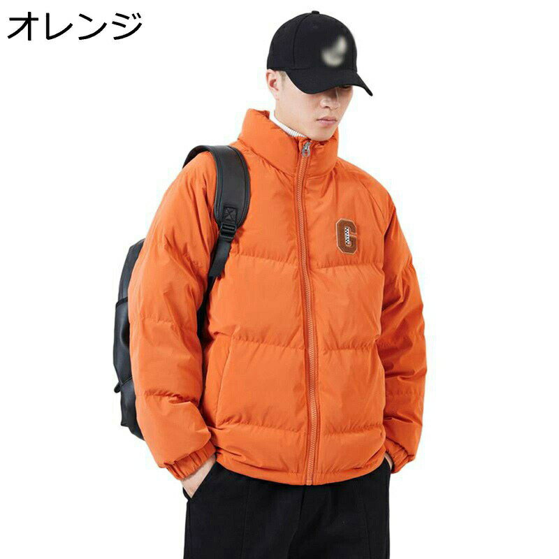 楽天kcreateダウンブルゾン メンズ ダウンジャケット ベンチコート 防寒保温 暖かい 厚手 90ダウン 防水 秋冬着 ハーフ アウター シンプル 両側ポケット ストリート アウトドア ウォーキング お洒落 潮流