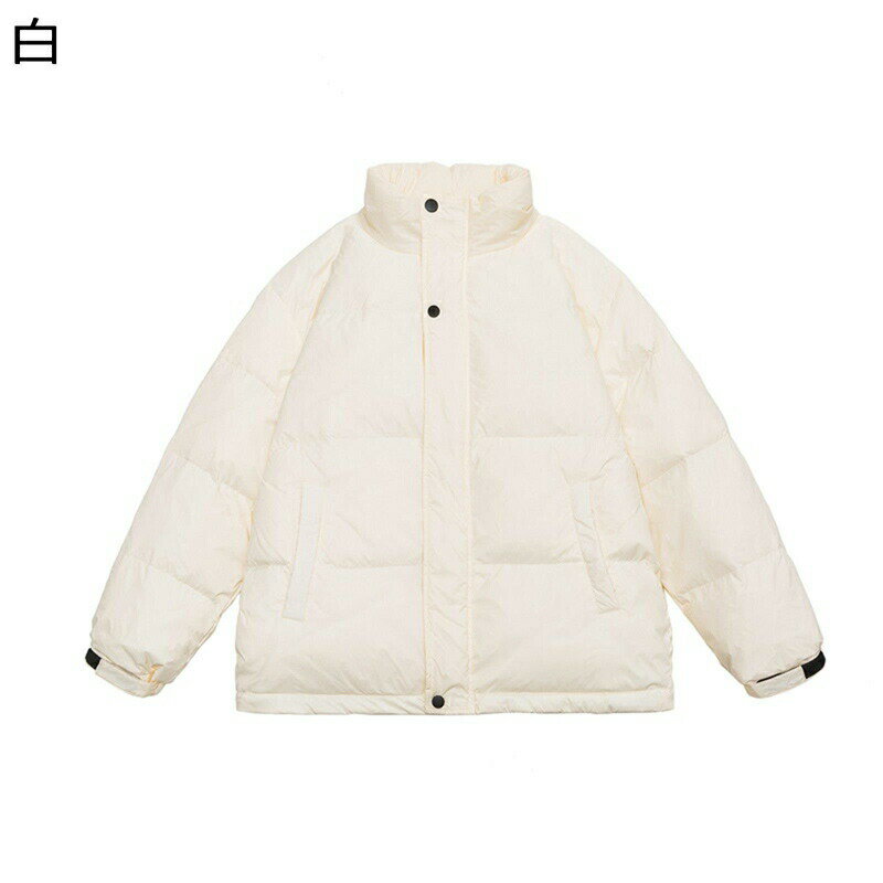 ダウンジャケット メンズ ダウンコート ダウンブルゾン 暖かい 秋冬物 90ダウン ショート丈 防寒アウター 着痩せ ゆったり トップス サイドポケット シンプル 男女兼用 お洒落 潮流 キレイめ