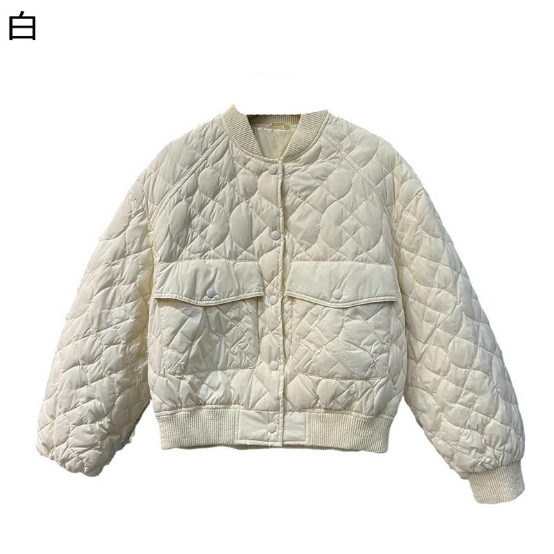 ダウンジャケット レディース ニット ショート スナップ ダウン入れ アーガイル柄 ポケット付き ジャケット ライトダウン アヒル羽毛 ライト 長袖 あったかい...