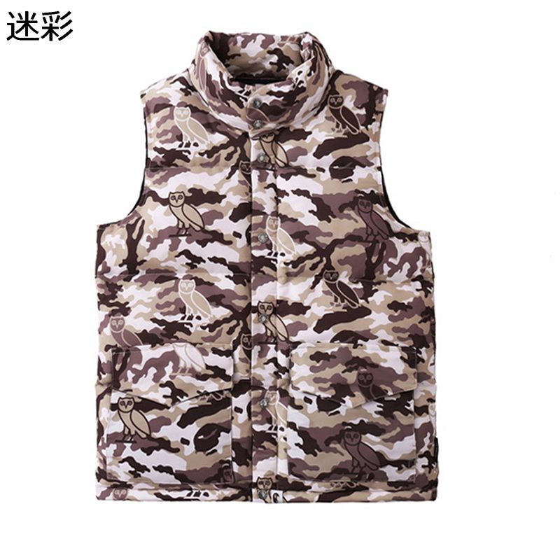 中綿ベスト ミリタリー 動物柄 迷彩 ノースリーブ ジャケット ダウンコットン ベスト チョッキ ポケッ..