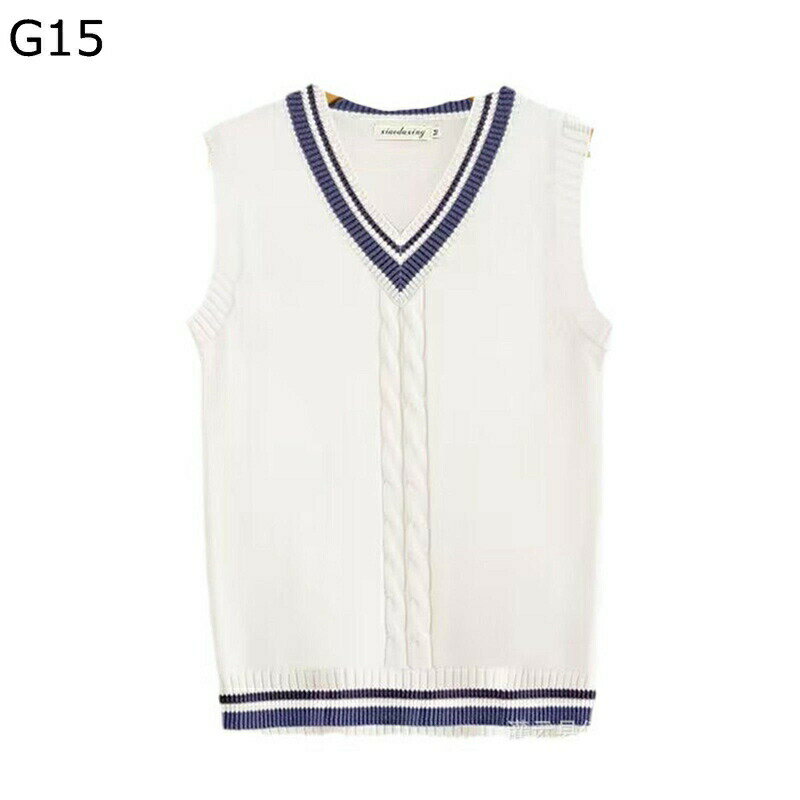 ニットベスト レディース メンズ セーター ケーブル編み ニット 学院風 学生 カジュアル ゆったり おしゃれ トップス Vネック コットン 厚手 暖かい 防寒 あったか キレイ目 柔らかい(4)