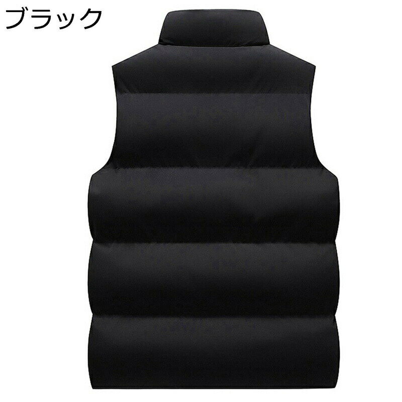 ダウンベスト メンズ ベスト 秋冬 ゆったり スポーツ 前開き ジップアップ カジュアル 大きいサイズ トップス アウター あったか 防風 防寒 多機能 通勤通学 フィッシング