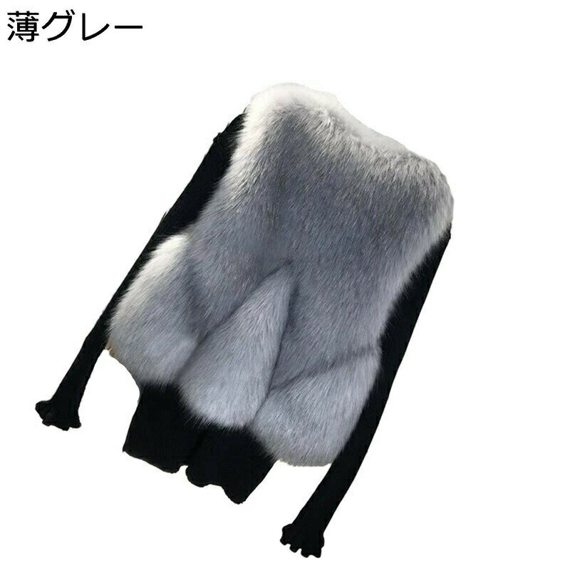 レディースベスト チョッキー ファーコート 毛皮コート 無袖 ノースリーブ 無袖ジャケット 冬服 秋着 厚手 裏起毛 モコモコ 着痩せ ルーズ カジュアル 防寒服 保温 アウトドア