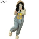 レディース モコモコルームウェア 4xl 着ぐるみパジャマ ミツバチ 前開き おおきいサイズ 秋冬向き オールインワン 寢巻き ボアフリース フランネル ジッパ...