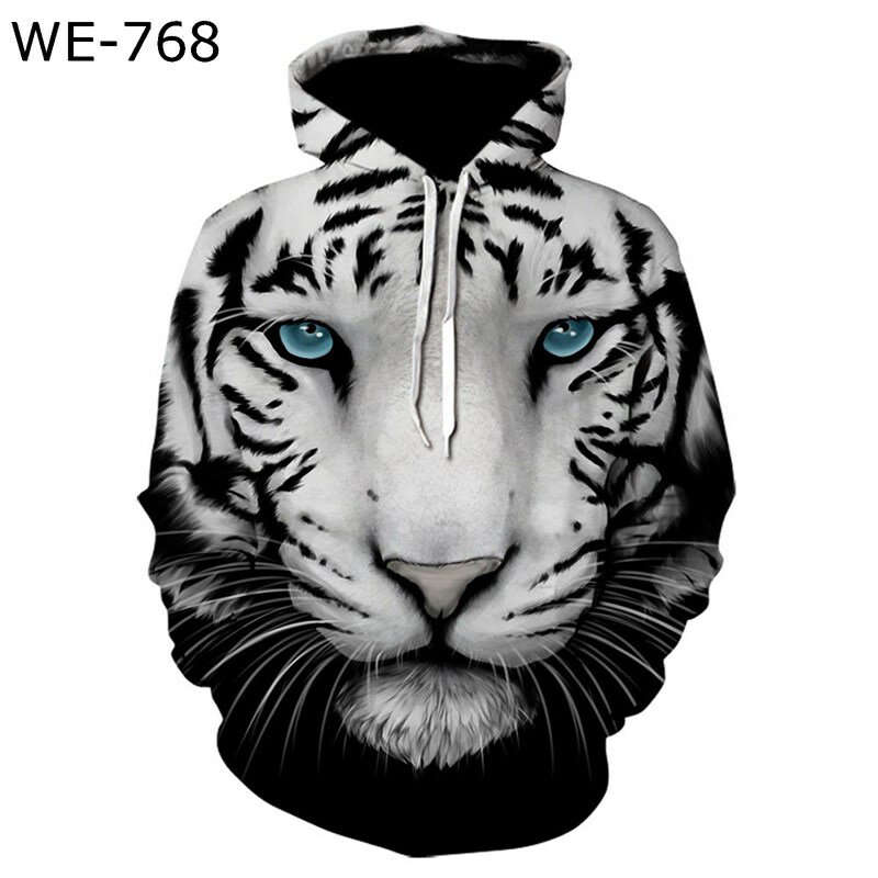 プルオーバー メンズ パーカー フード付パーカー 虎柄 春秋 タイガー 3Dプリント おしゃれ 原宿風 大きいサイズ ゆったり 汗染み防止 ストリート カジュアル カップル アウトドア