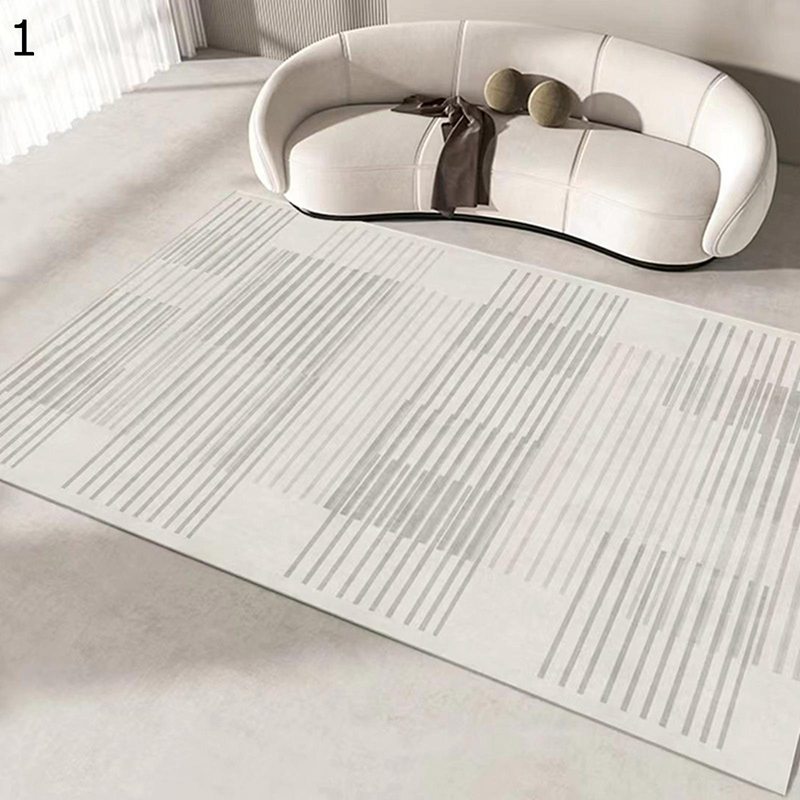 カーペット 洗えるラグ モダン柄 フロアマット 敷物 無地 滑り止め付 ずれない サラサラ 丸洗い 大きめ コンパクト 床暖房 ふわふわ肌触り 床保護 安心素材 ホテル 居間 民泊 室内用 四季通用