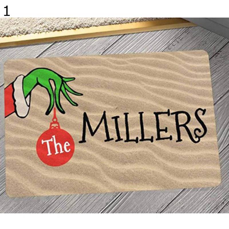カーペット ドアマット マイクロファイバー クリスマスラグ サンタ柄 3Dプリント 泥落としマット 玄関 屋内マット フロアマット オシャレ 防滑 防臭 丸洗いOK 廊下 入り口 パーティー 居間用
